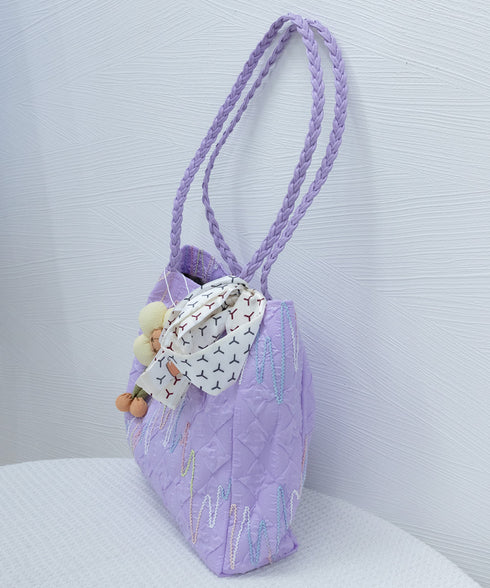 スカーフ付き 大容量トートバッグ 韓国風 レディース 女性バッグ おしゃれ 肩掛けバッグ 軽量 立体花ポイントバッグ  マザーズバッグ カジュアル鞄 手提げバッグ 98ZHUOQ-001